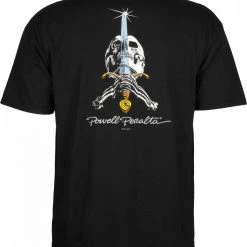 Powell Peralta Skull & Sword T-shirt - Black MEN