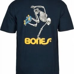 Powell Peralta Skateboarding Skeleton T-shirt - Navy