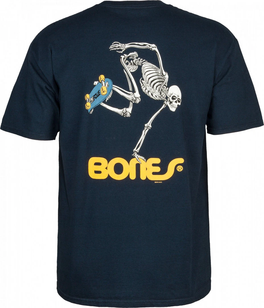 Powell Peralta Skateboarding Skeleton T-shirt - Navy 4 Powell Peralta Skateboarding Skeleton T-shirt - Navy