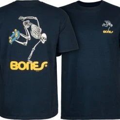 Powell Peralta Skateboarding Skeleton T-shirt - Navy 7 Powell Peralta Skateboarding Skeleton T-shirt - Navy