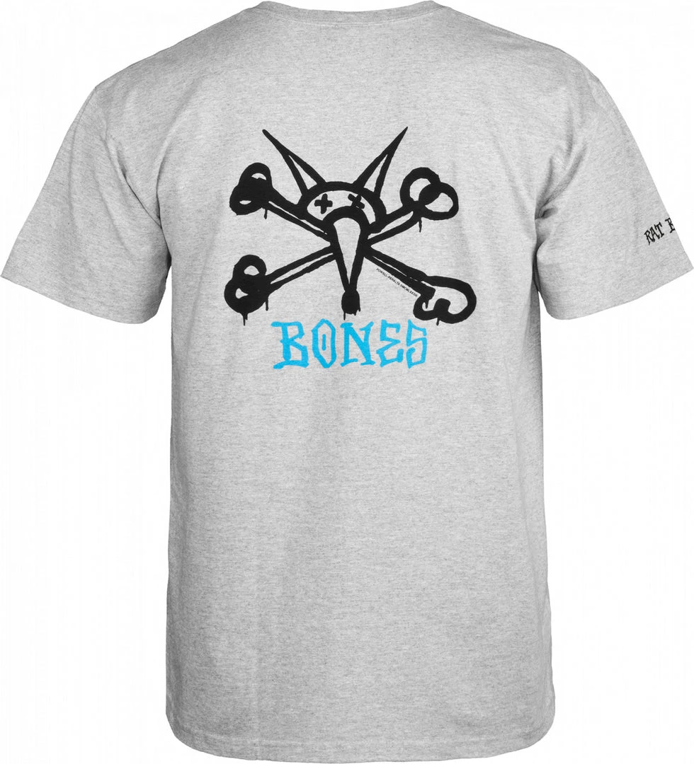 Powell Peralta Rat Bones T-shirt - Athletic Heather MEN 4 Powell Peralta Rat Bones T-shirt - Athletic Heather MEN