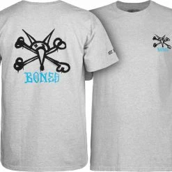 Powell Peralta Rat Bones T-shirt - Athletic Heather MEN 7 Powell Peralta Rat Bones T-shirt - Athletic Heather MEN