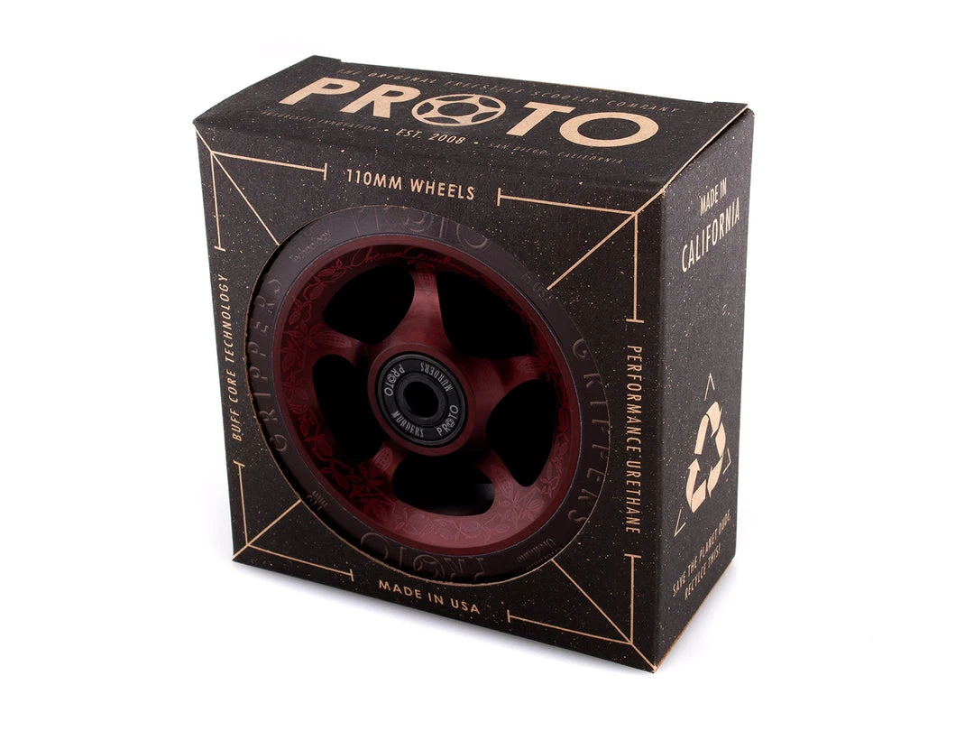 Proto Chocoholic Grippers Wheels 110mm - Chema Cardenas Signature (Pair) 4 Proto Chocoholic Grippers Wheels 110mm - Chema Cardenas Signature (Pair)