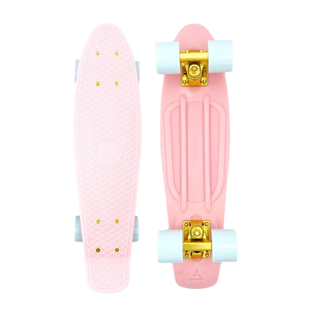 Swell Skateboards Swell Coral Gold Cruiser Complete 28" - Pink/Gold/White Complete Cruisers 3 Swell Skateboards Swell Coral Gold Cruiser Complete 28" - Pink/Gold/White Complete Cruisers
