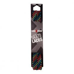 Riedell Criss Cross Skate Laces Medium 1/2" Width - Multicolor