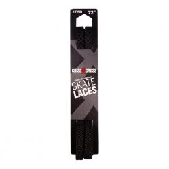 Riedell Criss Cross Skate Laces Skinny 3/8" Width - Black Quad Parts
