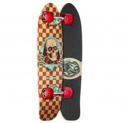 Complete Cruisers Powell Peralta Sidewalk Surfer Checker Ripper Natural Cruiser Complete - 7.75"