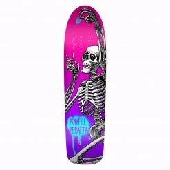 Decks Powell Peralta Funshape Hippie Skeleton 3 Skateboard Deck - 8.6" Pink/Purple