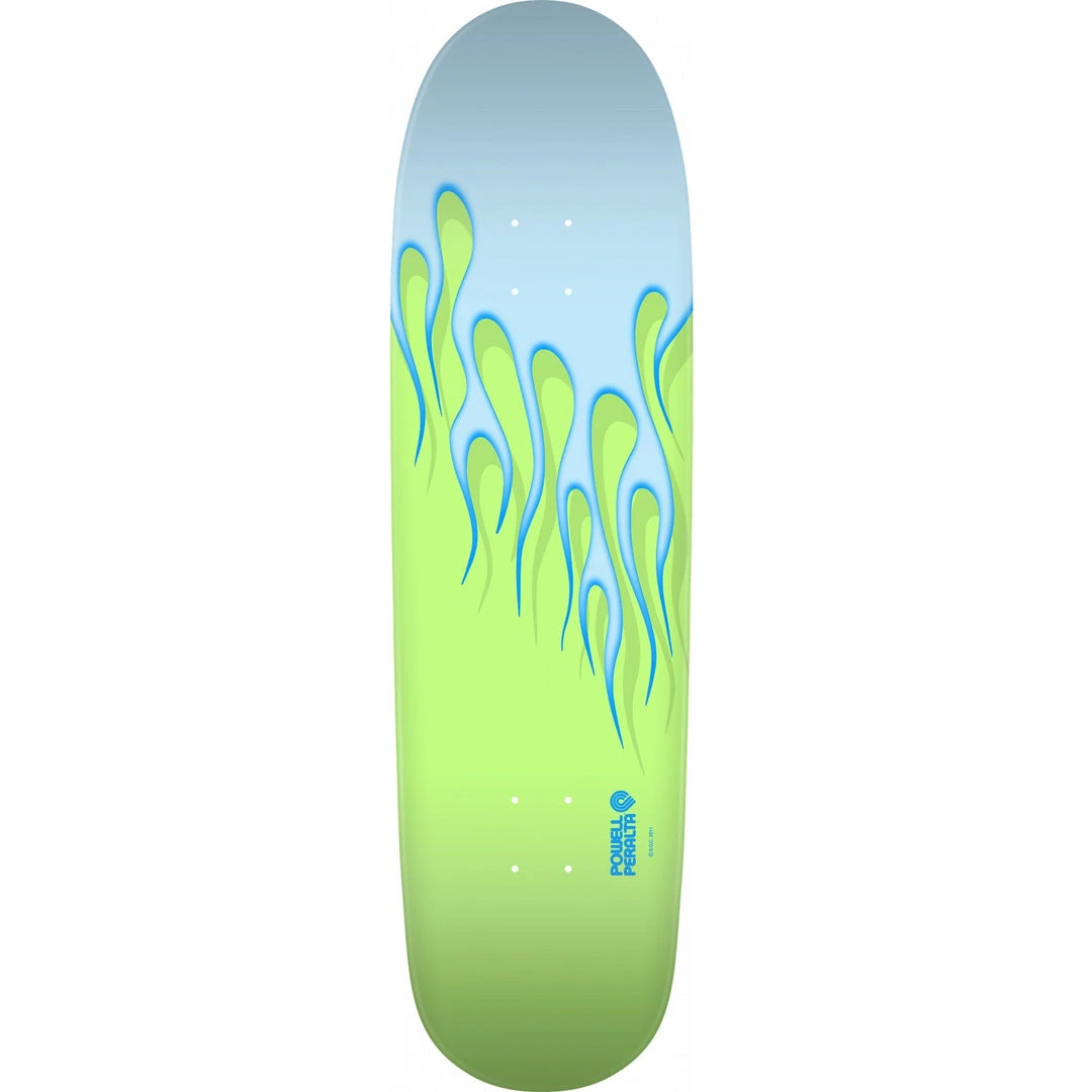 Decks Powell Peralta Nitro Hot Rod Flames Skateboard Deck - 9.375" Mint/Blue 3 Decks Powell Peralta Nitro Hot Rod Flames Skateboard Deck - 9.375" Mint/Blue