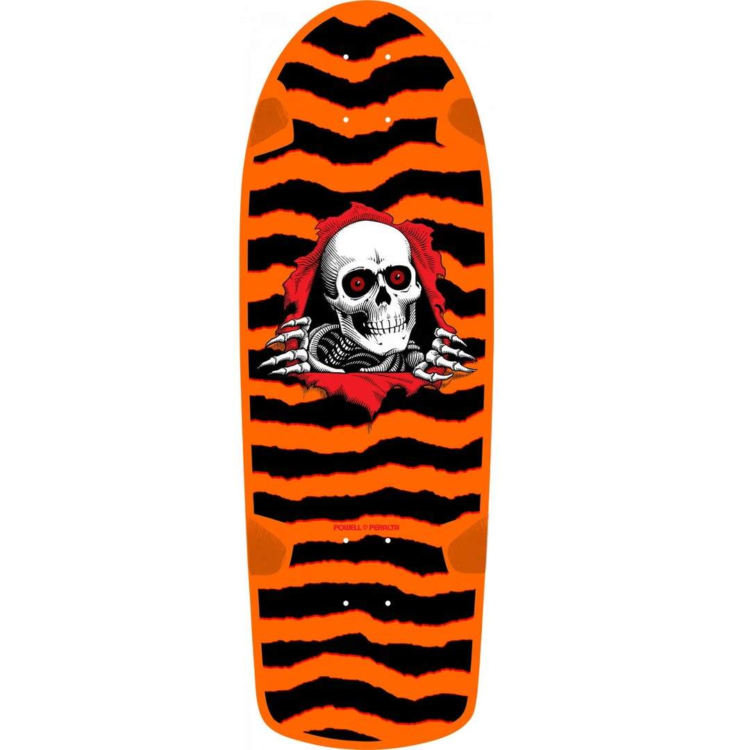 Decks Powell Peralta OG Ripper Skateboard Deck - 10" Orange 3 Decks Powell Peralta OG Ripper Skateboard Deck - 10" Orange