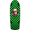Powell Peralta OG Ripper Checker Skateboard Deck - 10" Green/Black