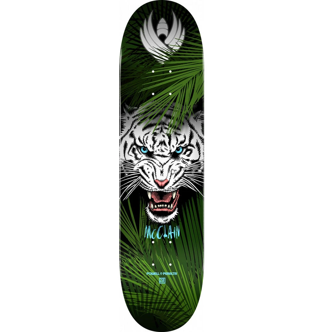 Powell Peralta Pro Brad McClain Tiger 2 Flight Skateboard Deck - 8.25" Decks 3 Powell Peralta Pro Brad McClain Tiger 2 Flight Skateboard Deck - 8.25" Decks