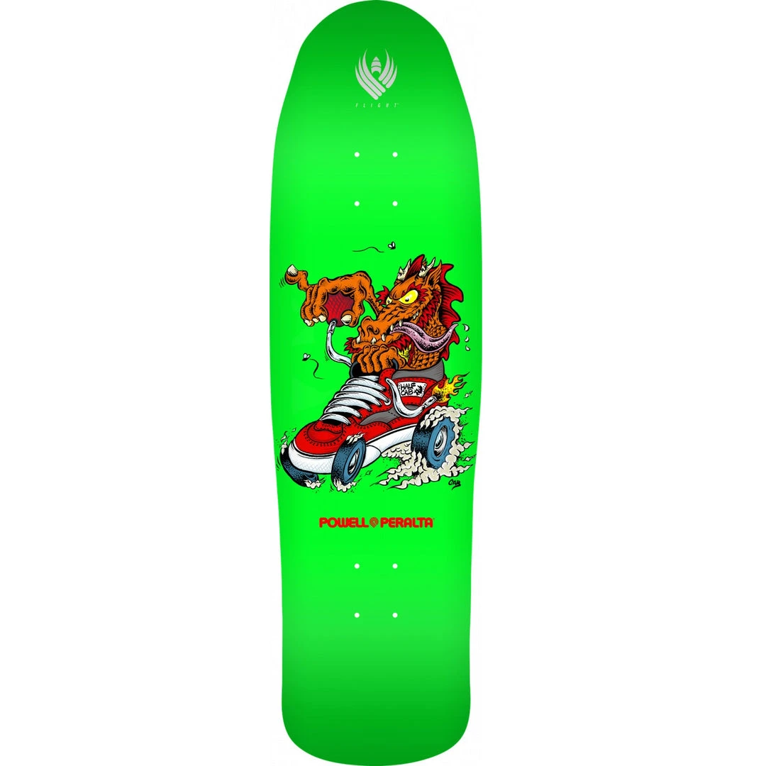 Powell Peralta Pro Steve Caballero Half Cab Lime Flight Skateboard Deck 216 - 9.0" 3 Powell Peralta Pro Steve Caballero Half Cab Lime Flight Skateboard Deck 216 - 9.0"