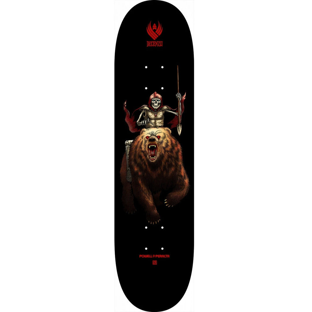 Decks Powell Peralta Pro Scott Decenzo War Bear Flight Skateboard Deck 248 - 8.25" Decks Powell Peralta Pro Scott Decenzo War Bear Flight Skateboard Deck 248 - 8.25"