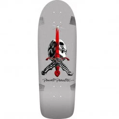 Decks Powell Peralta Ray Rodriguez OG Skull And Sword Skateboard Deck 10" - Silver