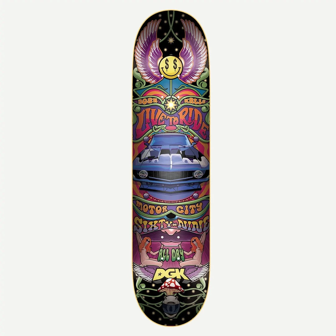 Decks DGK Ghetto Psych Kalis Skateboard Deck - 8.1" Multi 3 Decks DGK Ghetto Psych Kalis Skateboard Deck - 8.1" Multi