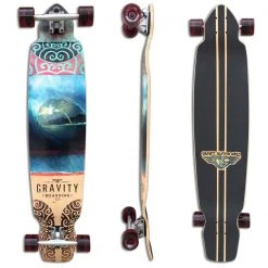 Gravity Drop Kick Rainbow Barrel Longboard Complete - 43" LONGBOARDS