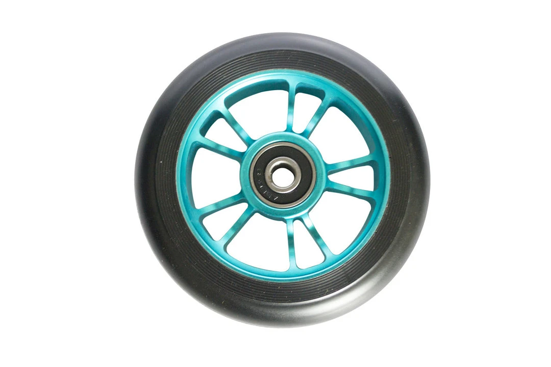 Envy Colt Scooter Wheel 100mm - Teal/Black (Pair) 3 Envy Colt Scooter Wheel 100mm - Teal/Black (Pair)