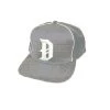 Darkstar White Lines Baseball Fitted Cap - Grey