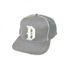 Darkstar White Lines Baseball Fitted Cap - Grey