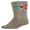 Dickies 4-Pack Skate Rugby Strip Crew Socks - Multi/Grey Stripe (MSG)