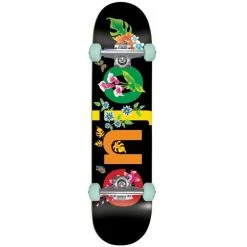 SKATEBOARDS Enjoi Flowers Resin Premium Complete Skateboard - 8.0" Black