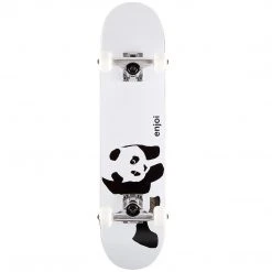 SKATEBOARDS Enjoi Panda Soft Top Youth Complete Skateboard 6.75" - Whitey