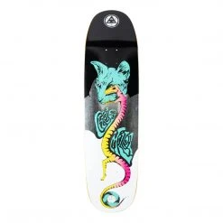 Welcome Skateboards Welcome Chris Miller Left Eye On Catblood 2.0 Deck 8.75" - Black/White Decks