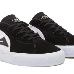 Lakai Shoes Flaco II - Black/White Suede