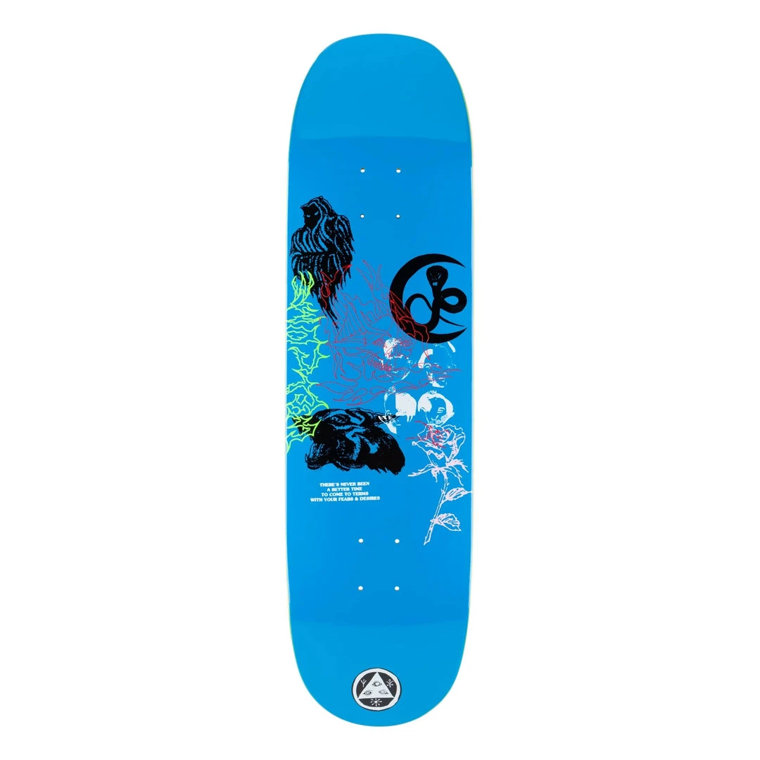 Welcome Skateboards Welcome Flash On Moontrimmer 2.0 Deck 8.5" - Blue 3 Welcome Skateboards Welcome Flash On Moontrimmer 2.0 Deck 8.5" - Blue