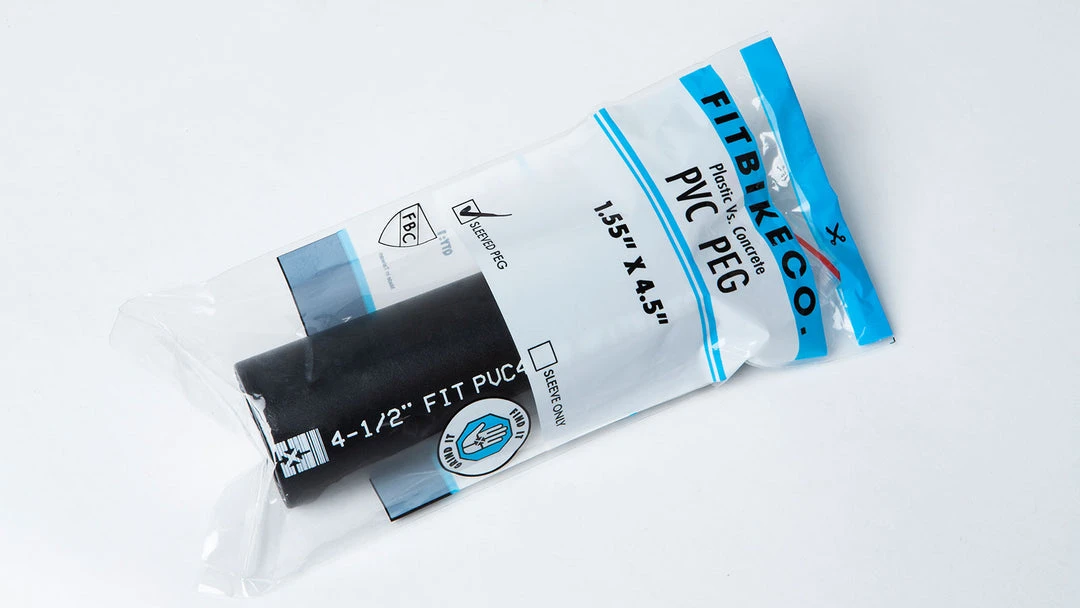 Pegs Fit BMX PVC Peg 4.5" - Black 5 Pegs Fit BMX PVC Peg 4.5" - Black