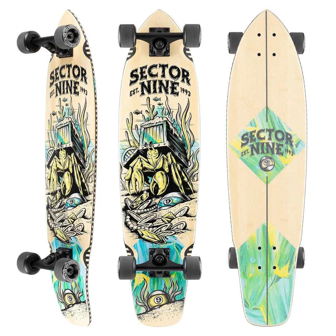 Complete Cruisers Sector 9 Bamboo Fortune Ft. Point Cruiser Complete - 8.7" 3 Complete Cruisers Sector 9 Bamboo Fortune Ft. Point Cruiser Complete - 8.7"