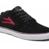 MEN Lakai Shoes Fura High Kids - Black/Red Suede