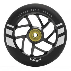 Fuzion Flight Wheels 110mm - Black/Black Core (Pair)