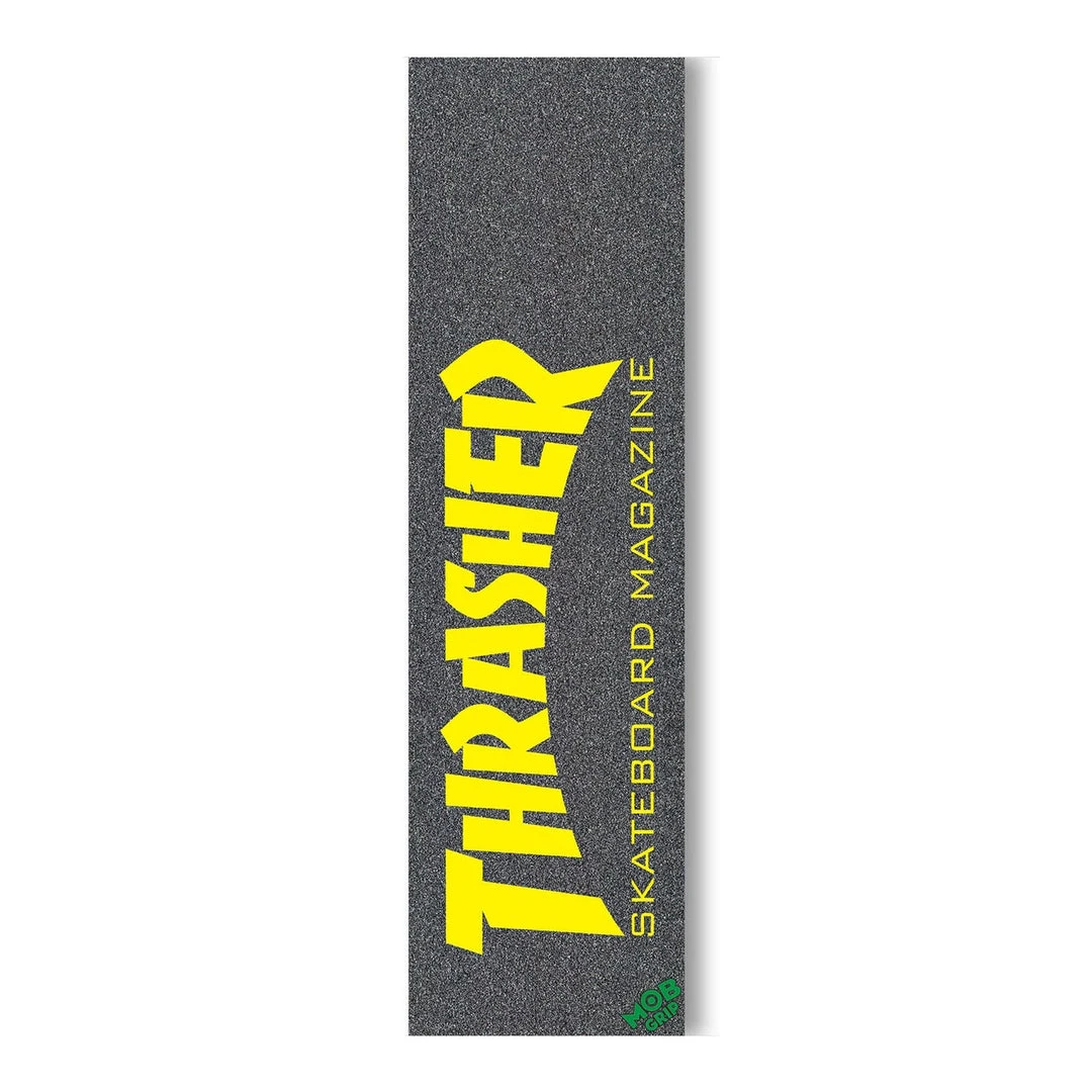 Thrasher Magazine X Mob Skate Mag Griptape 9"x33" - Yellow Thrasher Magazine X Mob Skate Mag Griptape 9"x33" - Yellow