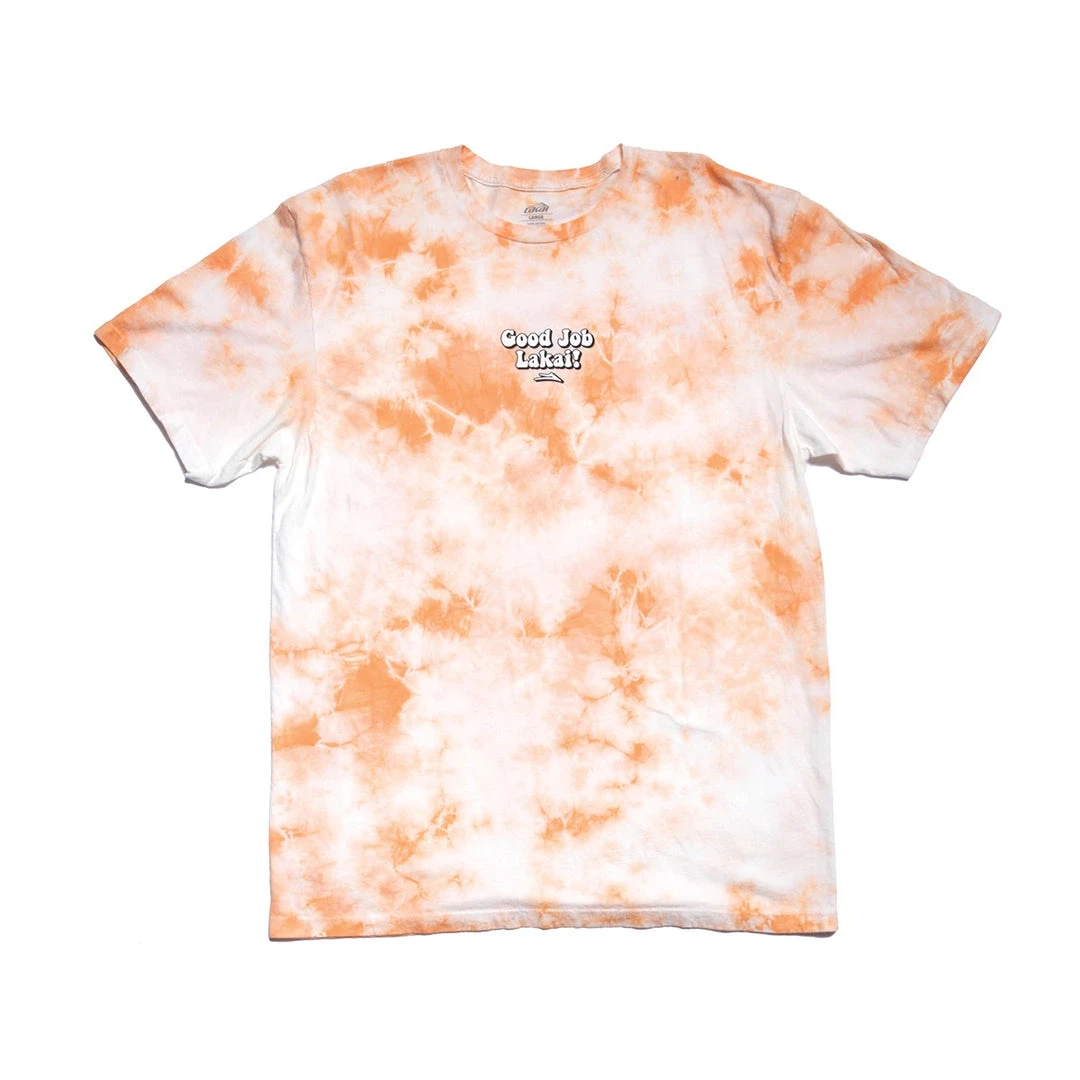 MEN Lakai Good Job Lakai T-Shirt - Orange Tie Dye 3 MEN Lakai Good Job Lakai T-Shirt - Orange Tie Dye