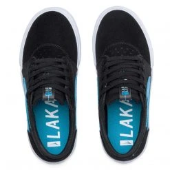 Lakai Shoes Griffin Kids - Black/Cyan Suede