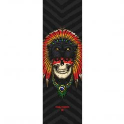 Powell Peralta Hoefler Skull Griptape - 10.5"x33" Black