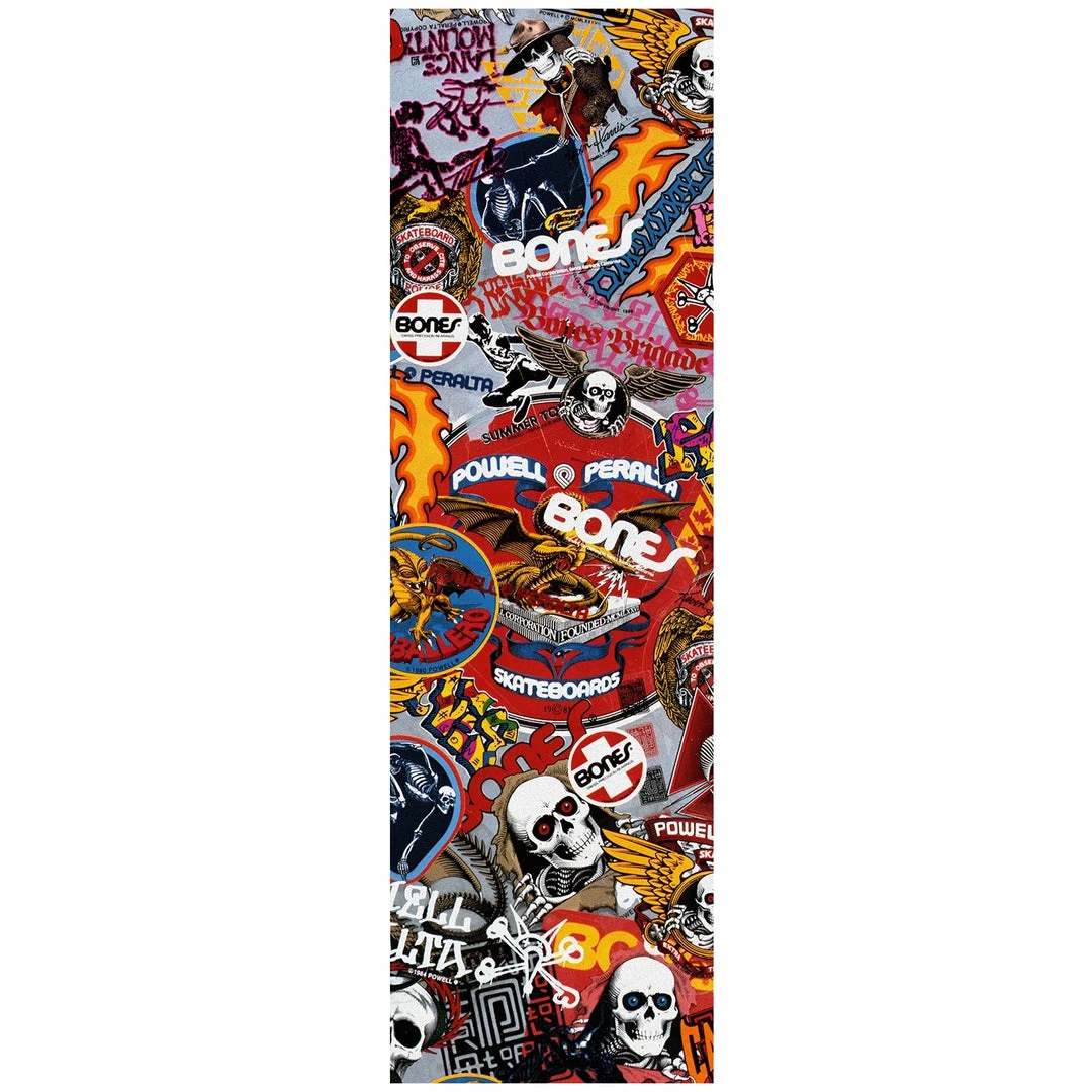 Powell Peralta OG Stickers Griptape 9"x33" - White 3 Powell Peralta OG Stickers Griptape 9"x33" - White