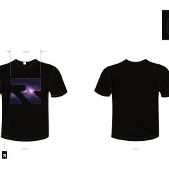 MEN Root Industries Tee Galaxy - Black