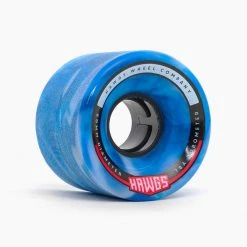 Hawgs Chubby Wheels 60mm 78a - Blue/White Swirl (Set Of 4)