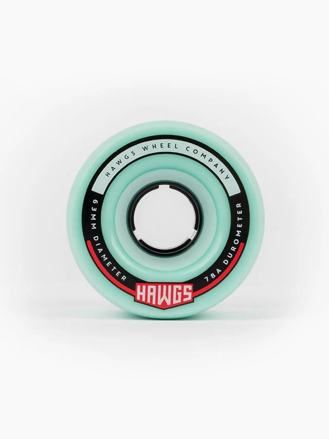 Hawgs Fatty Wheels 63mm 78a - Ocean Teal (Set Of 4) 4 Hawgs Fatty Wheels 63mm 78a - Ocean Teal (Set Of 4)