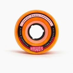 Hawgs Fatty Wheels 63mm 78a - Orange/Yellow Swirl (Set Of 4) 5 Hawgs Fatty Wheels 63mm 78a - Orange/Yellow Swirl (Set Of 4)