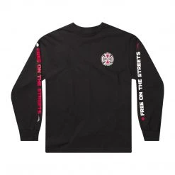 MEN Lakai Indy LS Tee - Black (Free On The Streets)