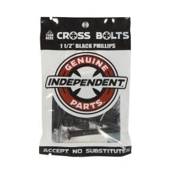 Independent Genuine Parts Cross Bolts 1.5" Phillips - Black