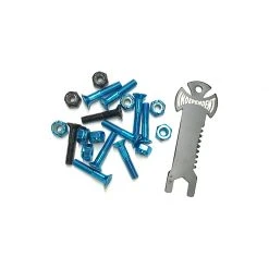 Independent Genuine Parts Cross Hardware With Tool 1" Phillips - Blue/Black