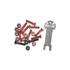 Independent Genuine Parts Cross Hardware With Tool 1" Phillips - Red/Black