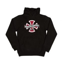 Independent Streamer Pullover Hooded Youth Sweatshirt - Black MEN