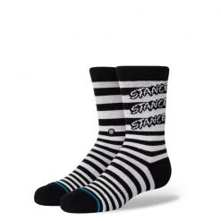 Stance Triple Stacked Crew Socks - Black