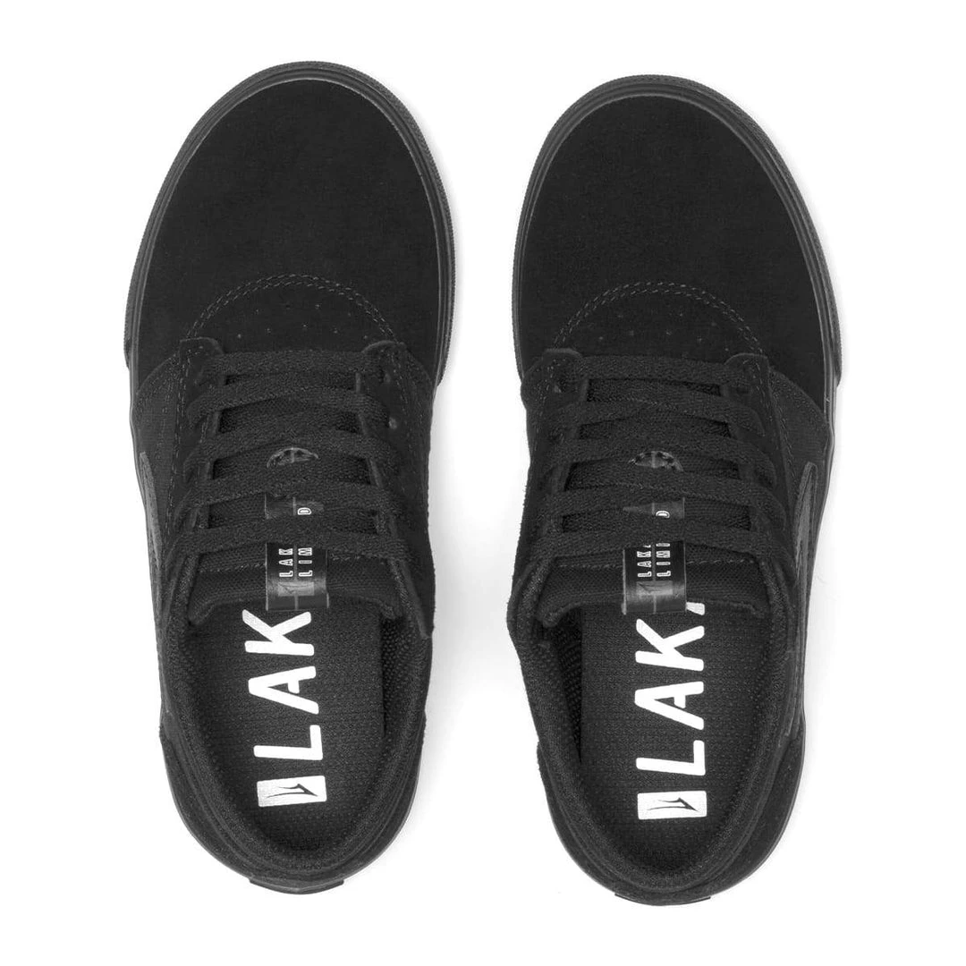 Lakai Shoes Griffin Kids - Black/Black Suede 6 Lakai Shoes Griffin Kids - Black/Black Suede
